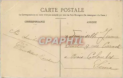 Lenda dos Dois Amantes (próximo ao Pont-Saint-Pierre, Eure) — Morte de Edmond e Caliste — editor M. Gauthain, Eure, n° 315 — Verso