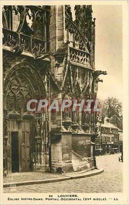 Igreja de Nossa Senhora, Portal Ocidental — Louviers, Século XV — Edição LL