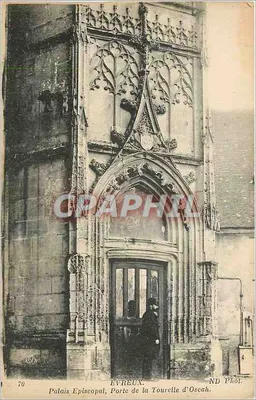 Évreux — Palácio Episcopal, Porta da Torre de Oscah — ND Fot.