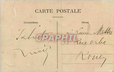 Le Petit Andely — Ruínas do Castelo Gaillard - O Donjon — Editor P. Eng. & Cie, n°28 — Verso