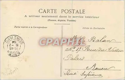Lenda dos Dois-Amantes (próximo ao Ponte-St-Pierre, Eure) — Edição Beranger, Plouy-sur-Audrie — n° 13 — Verso
