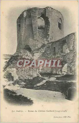 Les Andelys — Ruínas do Castelo Gaillard (1197-1198) — Coleções ND Phot