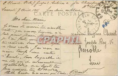 Ballon d'Alsace — Grande Hotel do Cume (1171 m.) — As Vosges Ilustradas, imp. Andrès Gironnaguy — Verso