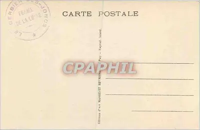Vacherie que se abreva en las fuentes del Loira, en las pendientes del Gerbier-des-Joncs — 9552 — Editor Elm — Reverso