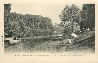 O Tour de Marne — De CHAMPIGNY a LA VARENNE pela margem direita — B. E.1 PARIS n°37