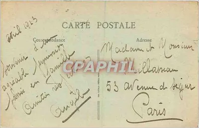 Belfort — Pomnik Trzech Sięgów — E.F. Paris, n°67 — Rewers
