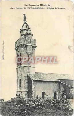 Igreja de Mousson — Environs de Pont-a-Mousson — Imprimeries Réunies, Nancy