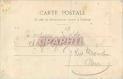 Granville - A Grande Porta, Boulevard Vaufléury — Geoffroy-Choinel, Granville — Verso