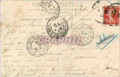Zamek w Chantilly — Front północno-wschodni — LL. — Rewers