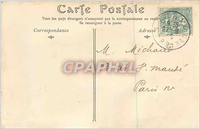 Auray — Belweder Loch — Wydawca: A. Lefebvre, nr 8 — Rewers