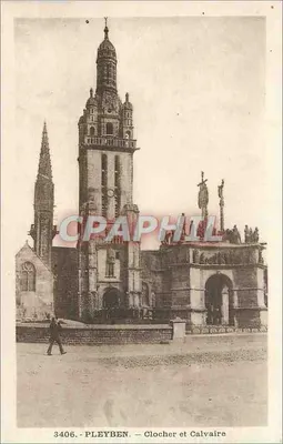 Pleyben - Torre da Igreja e Calvário