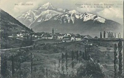 Corps e o Obiou — Estrada do Pèlerinagem de N.-D. de la Salette — E.R.