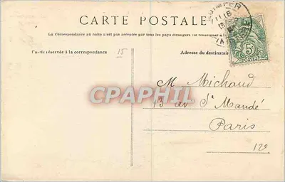 Quimper — Katedra i Stare Mury — Kolekcja Villars Quimper — Rewers