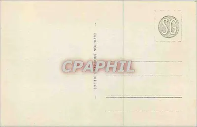 Kasteel van Chillon en Denti del Mezzogiorno — Antieke ansichtkaart n°1506 — Société Graphique Neuchâtel — Achterkant
