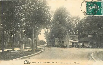 Floresta de Sénart — Cruzeiro e Chalet de Villeroy — Editor Postes, n° 2069