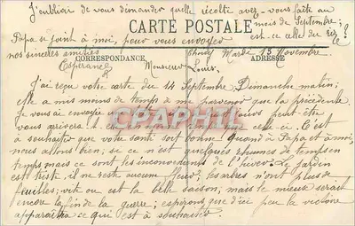 Vichy — Der Hafen des Golfes — LL. — Graphphil, n° 145 — Rückseite