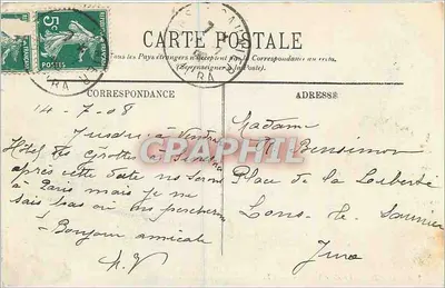 París — El Parque Monceau — LL. — n° 250 — Reverso