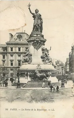 Paris — La Statue de la République — LL. n° 96
