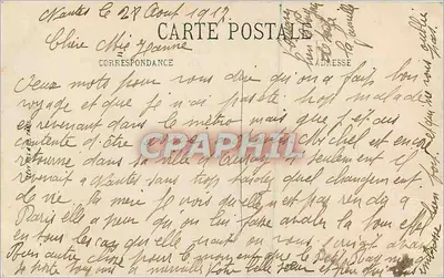 Paris — La Statue de la République — LL. n° 96 — Verso