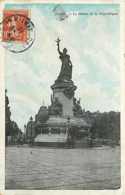 PARIS — La Statue de la République. — Éditeur non identifié, n° de série non visible.