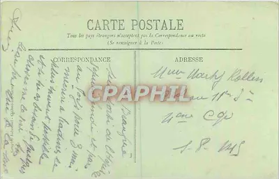 PARIS — O Hotel de Ville — Editor Pignon — Verso