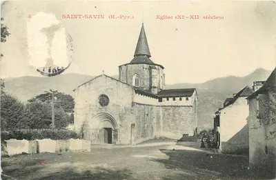 Saint-Savin (H.-Pyr.) — Igreja (XI-XII séculos) — R.K. Paris