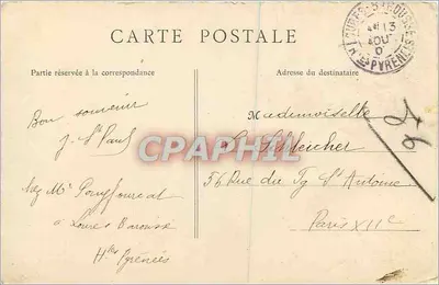 Saint-Savin (H.-Pyr.) — Igreja (XI-XII séculos) — R.K. Paris — Verso