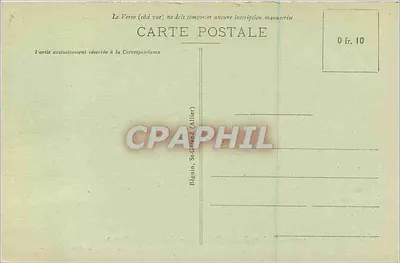 Les Gorges du Surain — Environs du Mont-Dore — Éditeur Idéal, n° 3294 — Rewers