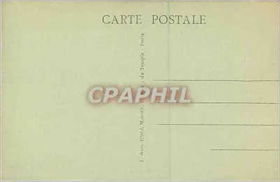 Bois de Vincennes - Lago dos Mínimos — Editor EM, n° de série 1015 — Verso