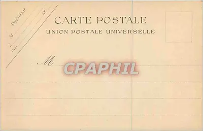 Vincennes - Porta del Bois — editore Union Postale Universelle — Verso