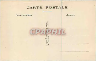 Bois de VINCENNES — Jezioro Daumesnil i Tempel Grecki — E. M. n°1023 — Rewers