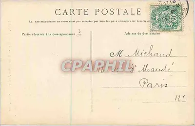 Quimper — Torre delle Antiche Fortificazioni — Collezione Villart, n°3762 — Verso