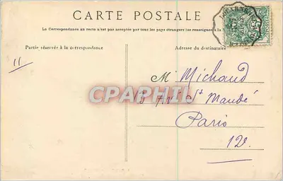 Grande Grotte da Praia do Ris — Douarnenez — editor G. Gourdon, n°129 — Verso