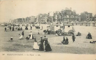 Malo-les-Bains — A Digue — LL. — Editor LL. n°50