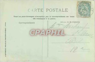 Le Tréport — Widok na przesmyk i wioskę — LL. — N° 52 — Rewers