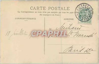 Wodospad Lutour — Cauterets — R.&J.D. 11148,22 — Rewers
