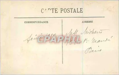 Inundações de Paris — Janeiro de 1910 — Rue du Faubourg Saint-Antoine — LL. — Verso