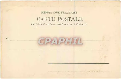 O Hotel de Ville e a Abadia — Saint-Denis — St. & Co. à D. 1915 — Verso
