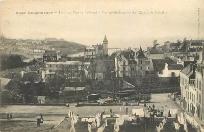Douarnenez — O Porto Rhu e Tréboul — Vista geral tirada do Campo de Batalha — Coleção Villamp