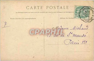 Douarnenez — O Porto Rhu e Tréboul — Vista geral tirada do Campo de Batalha — Coleção Villamp — Verso
