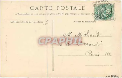 Casados de Quimper — Coleção Villand, Quimper — n° 1042 — Verso