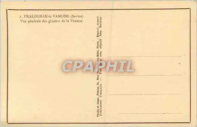 Pralognan-la-Vanoise — Vista generale dei ghiacciai della Vanoise — PATRAS — Verso