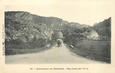 Excursão ao Hérisson - Ilay (Jura) alt. 777 m. — Cliché R. Chapuis, n° 186