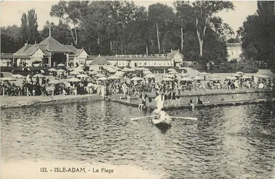 Isle-Adam - A Praia — Editor G. Olivier, n° 122
