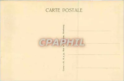 Belfort — Widok na miasto — Karty « M. H. » — Rewers
