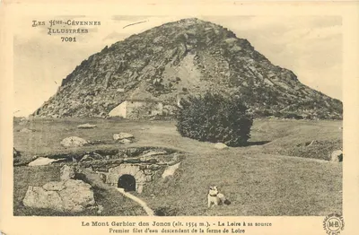 O Mont Gerbier des Jonos (alt. 1554 m.) — A Loire em sua nascente — Les Httes-Cévennes Illustrées 7091