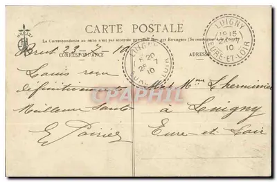 Bretagne — O Pôr do Sol da Noiva — Editor H. Breiz (nº 2106) — Verso