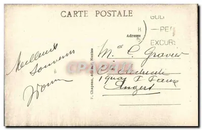 Trajes de Pont-l'Abbé — Na Bretanha — Verso