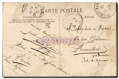 Pont-l'Abbé — Uma rica agricultora — Editor E.D. n°319 — Verso