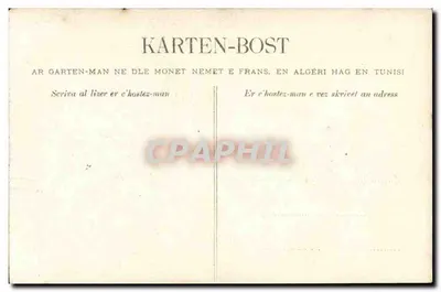 A Assinatura do Sr. o Prefeito — Conforto — Coleção Villain, Quimper — Verso